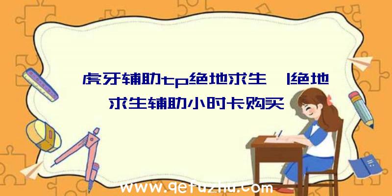 「虎牙辅助tp绝地求生」|绝地求生辅助小时卡购买